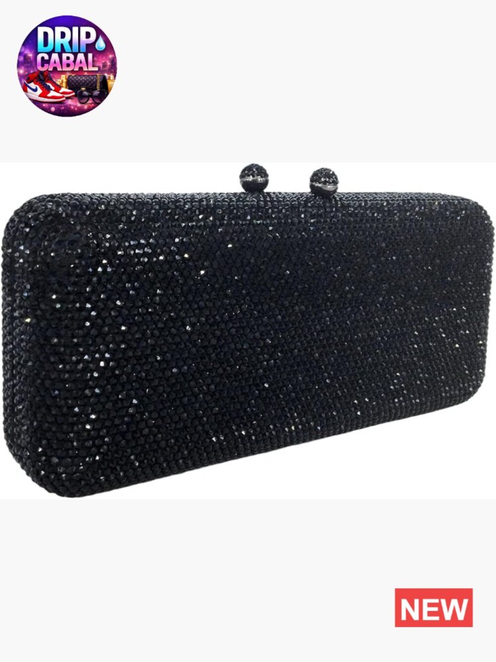 Crystal Rhinestone Clutch Evening Bag Formal Wedding Purse